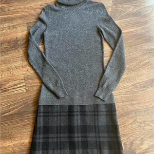 Theory Charcoal Turtleneck Sweater